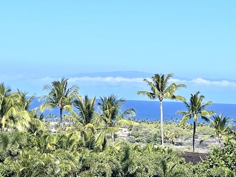 View of ocean and Maui from the main lanai.