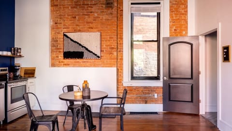 Bathroom off the kitchen