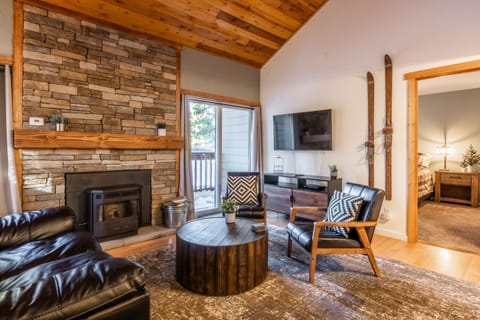 Living Room / Flat Screen TV / Fireplace (Pellet Stove)