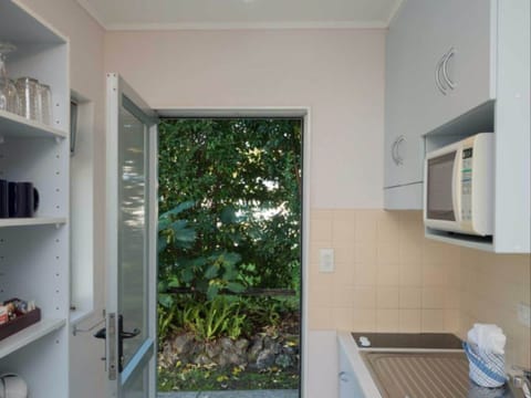 Two Bedroom Unit | Private kitchenette | Microwave, electric kettle, toaster