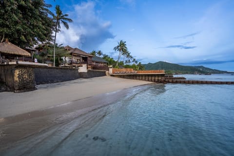 Private beach
