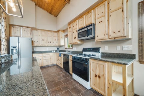 Fully stocked kitchen