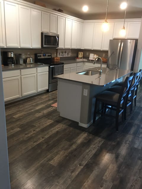 Fully stocked kitchen