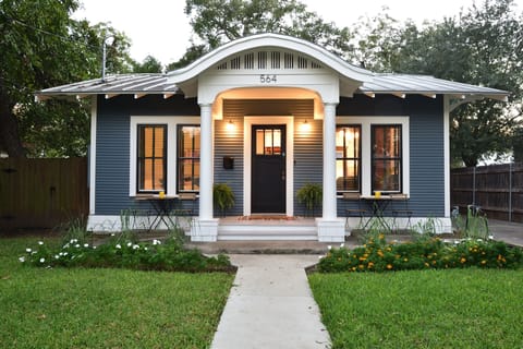 Cute Craftsman Bungalow featuring a privacy-fenced backyard perfect for relaxing