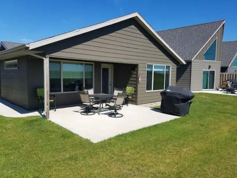 Open back yard.