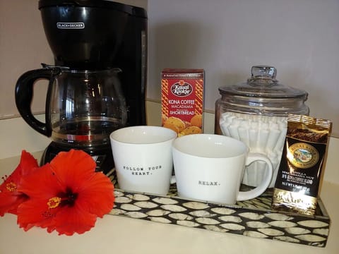 Not shown - a new Kuerig Supreme Coffee Maker - Plus some Kauai Coffee, too!