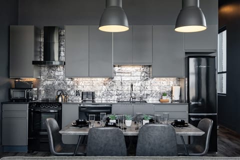 Kitchen fully stocked