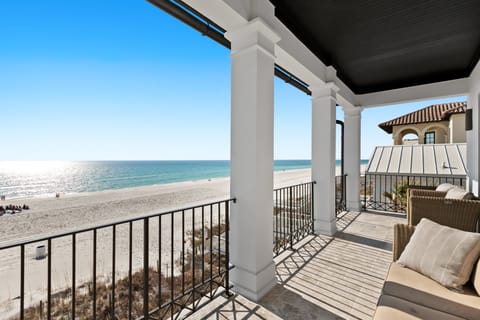 Balcony off master bedroom on 3rd level