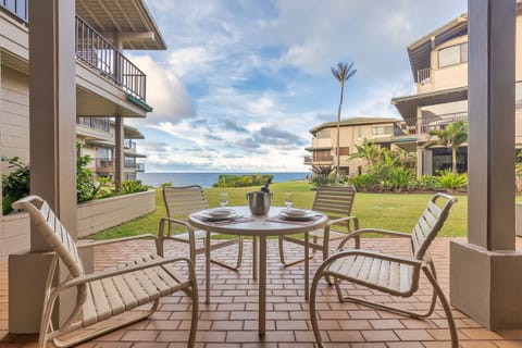 Dine al fresco and enjoy the Maui sunsets