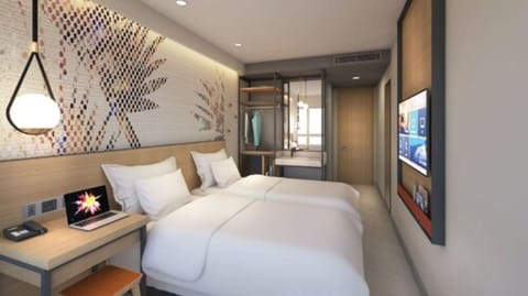 Superior Twin Room | In-room safe, desk, WiFi (free), bed sheets