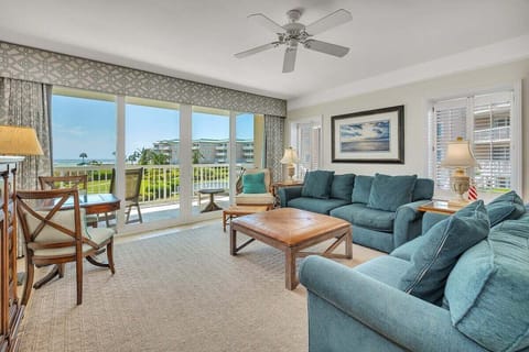 Saint Simons Grand #121 Living Space with Balcony Access