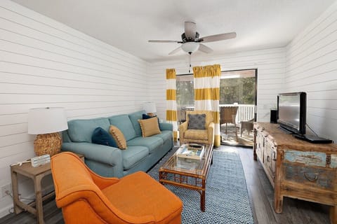 Shipwatch 208 - Living area with access to the balcony