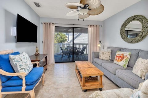 Shipwatch 217 - Living room area with access to the balcony