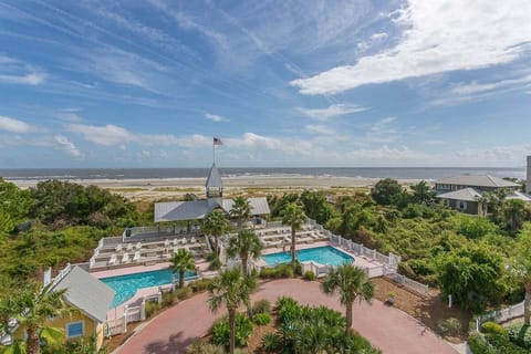 Aerial view of community pool