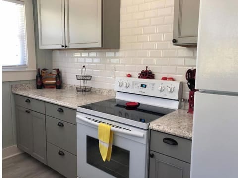 Fully stocked kitchen