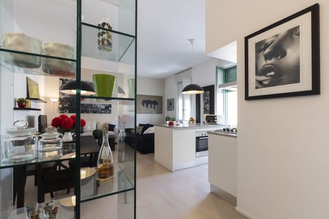 Deluxe Apartment, 1 Bedroom | Living area | 43-inch TV with digital channels