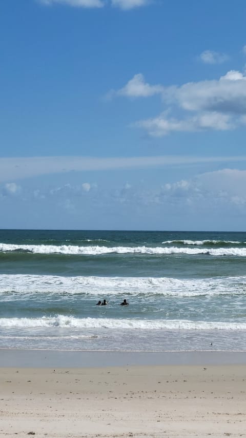 Beach at other end of street