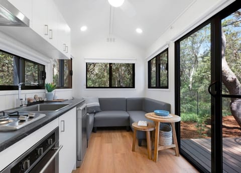Tiny Home - Sleeps 2 | Living area | 32-inch flat-screen TV with digital channels, LCD TV