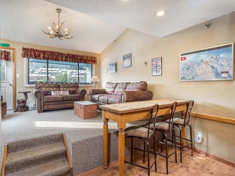 Large living and dining area