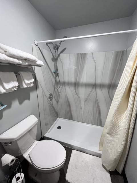 Deluxe Double Room | Bathroom | Shower, rainfall showerhead, free toiletries, hair dryer