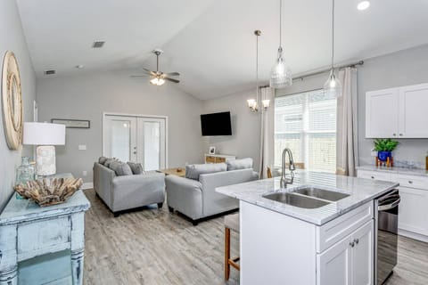 Bright and coastal living space