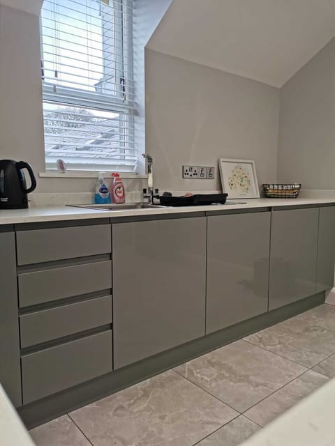 Apartment | Private kitchen | Fridge, microwave, oven, stovetop