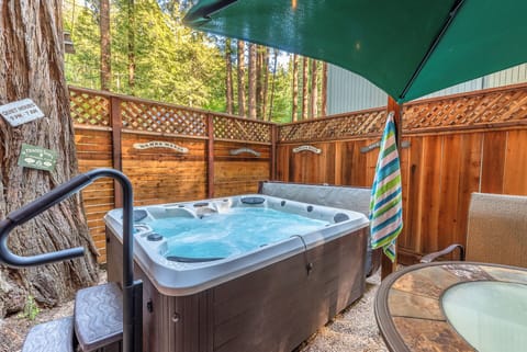 Come on in, the water is hot and ready to soothe you.