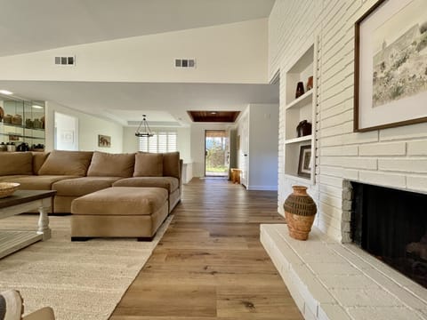 Large, comfortable family room with 55” TV