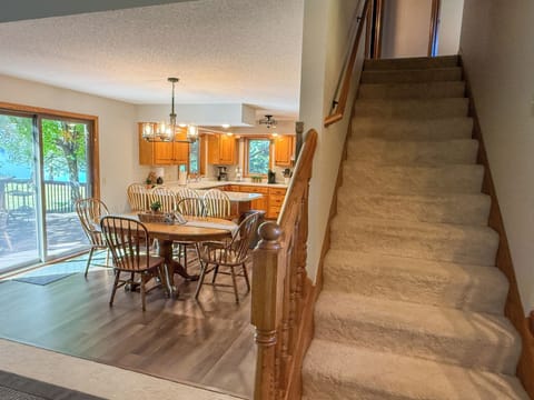 These steps go upstairs.