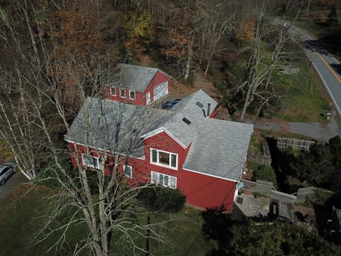 The Barn Loft incorporates the entire upper floor. Private driveway and entrance