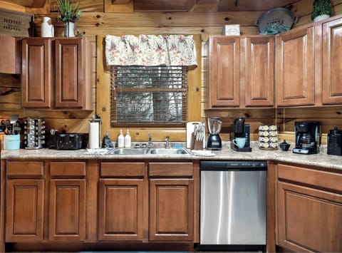 Well equipped Kitchen.