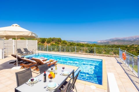 Private pool and terrace with views