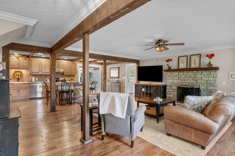 Open Concept into the Kitchen