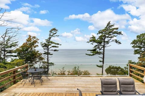 Patio Overlooking Lake Michigan
