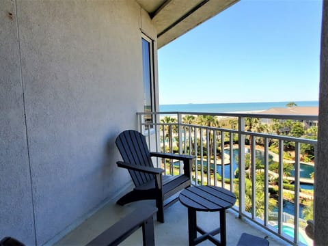 Private Balcony off Master Bedroom at 2506 SeaCrest