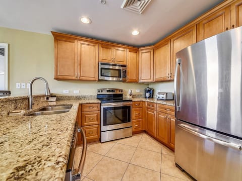 Kitchen with Stainless Steel Appliances at 2315 SeaCrest