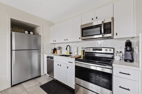 Cook meals in by saving on eating out in this totally renovated modern kitchen!