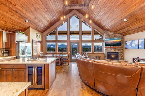 Captivating outside nature view from the kitchen and great room