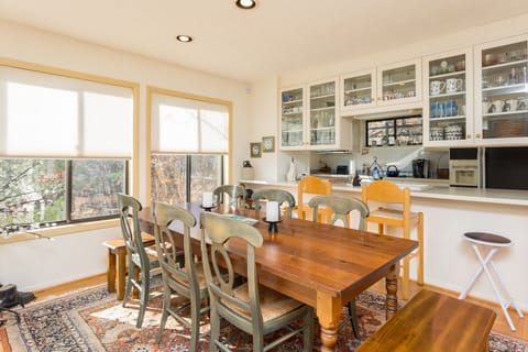 Seating for 12 in the dining area