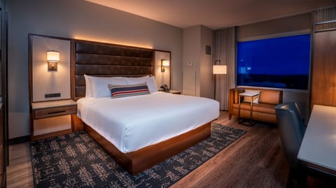 In-room safe, desk, laptop workspace, blackout drapes