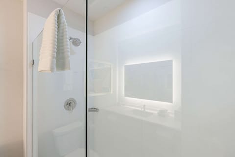 Free toiletries, hair dryer, towels, soap