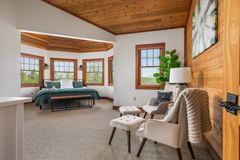 Seating area perfect for getting ready