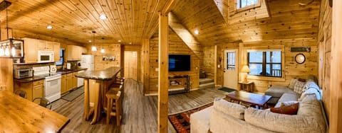 Large open concept main living area