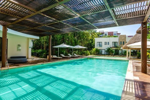 Lots of room to soak in the sun poolside.
