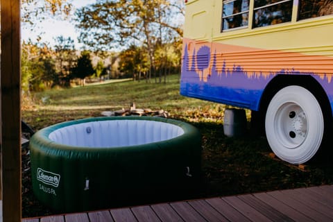 Private hot tub