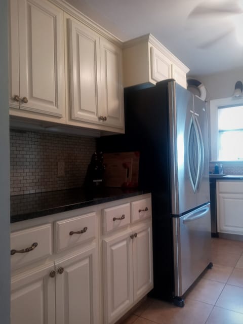 Imagine preparing your vacation meals in this lovely kitchen.