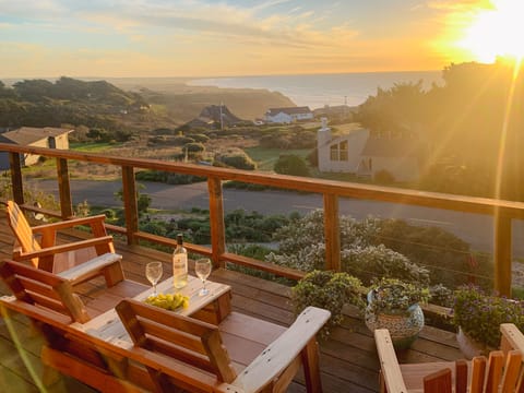 Ocean view from the deck
