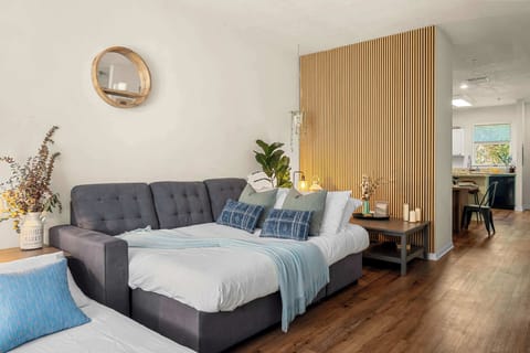 Our durable and comfortable Serta Sofa; no expense spared