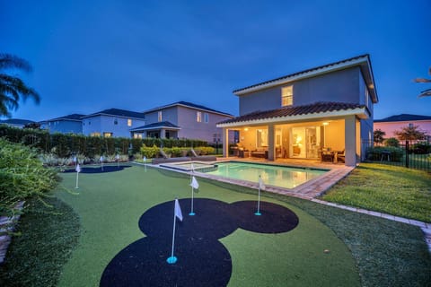 Mini golf alongside your private oasis.