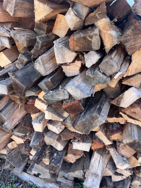 Free wood for the firepit